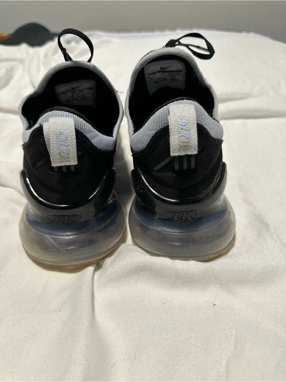 Nike Women’s Air Max 270 Sneakers - Black & Gray - Picture 4 of 7